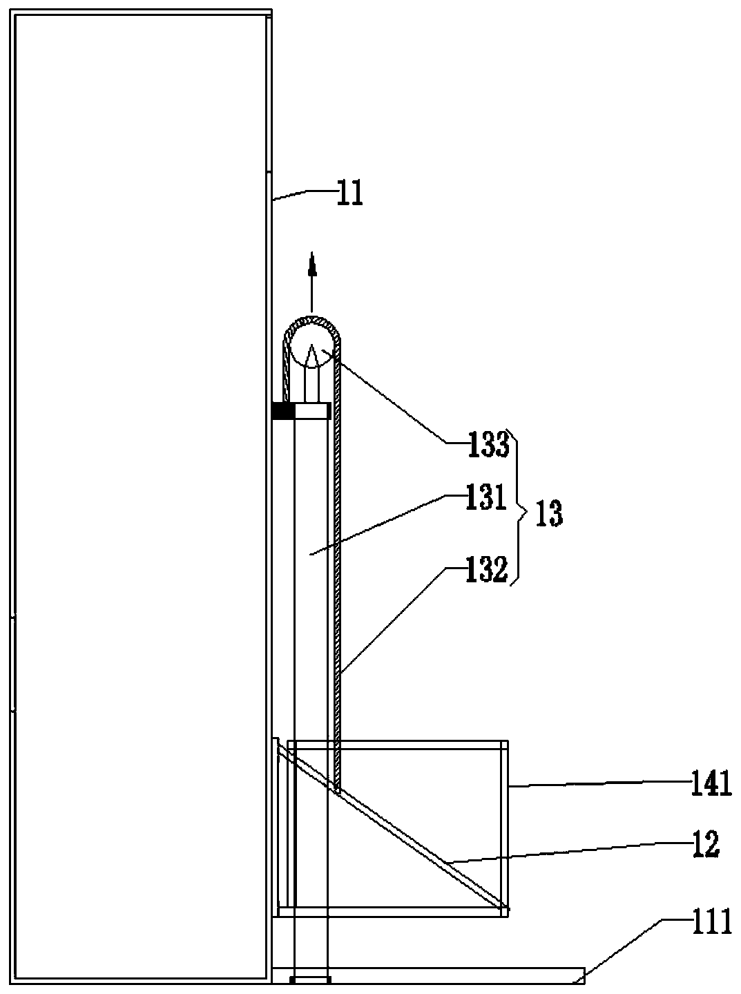 Large garbage treatment machine