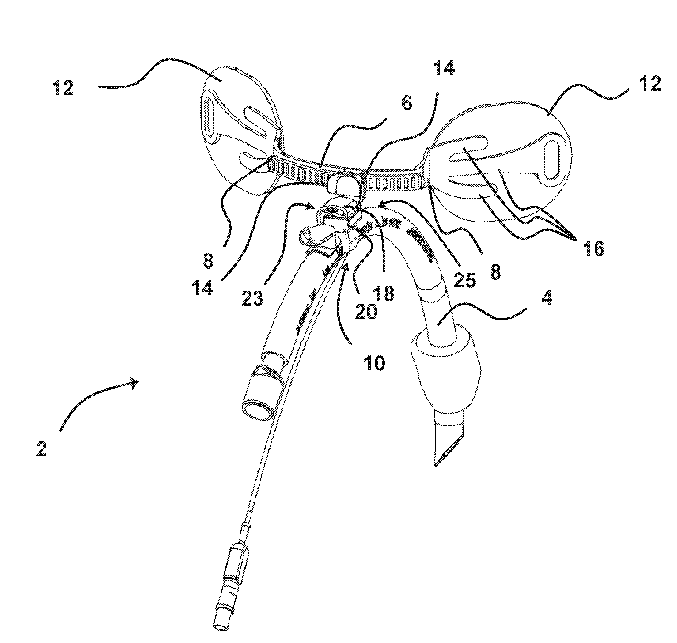 Endotracheal tube holder device