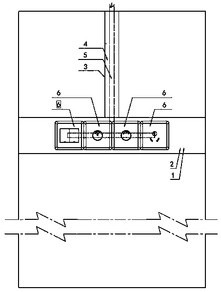 Cable type composite rock wool plate