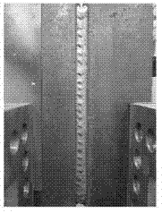 Welding method achieving medium thick plate backing welding without back gouging