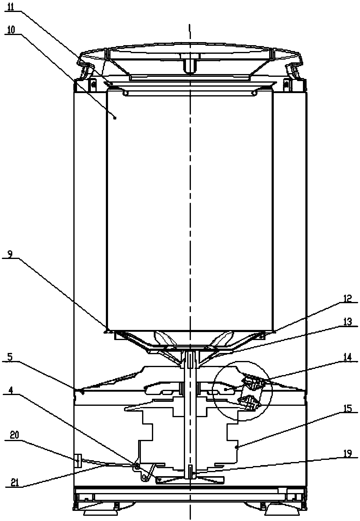 Dewatering machine