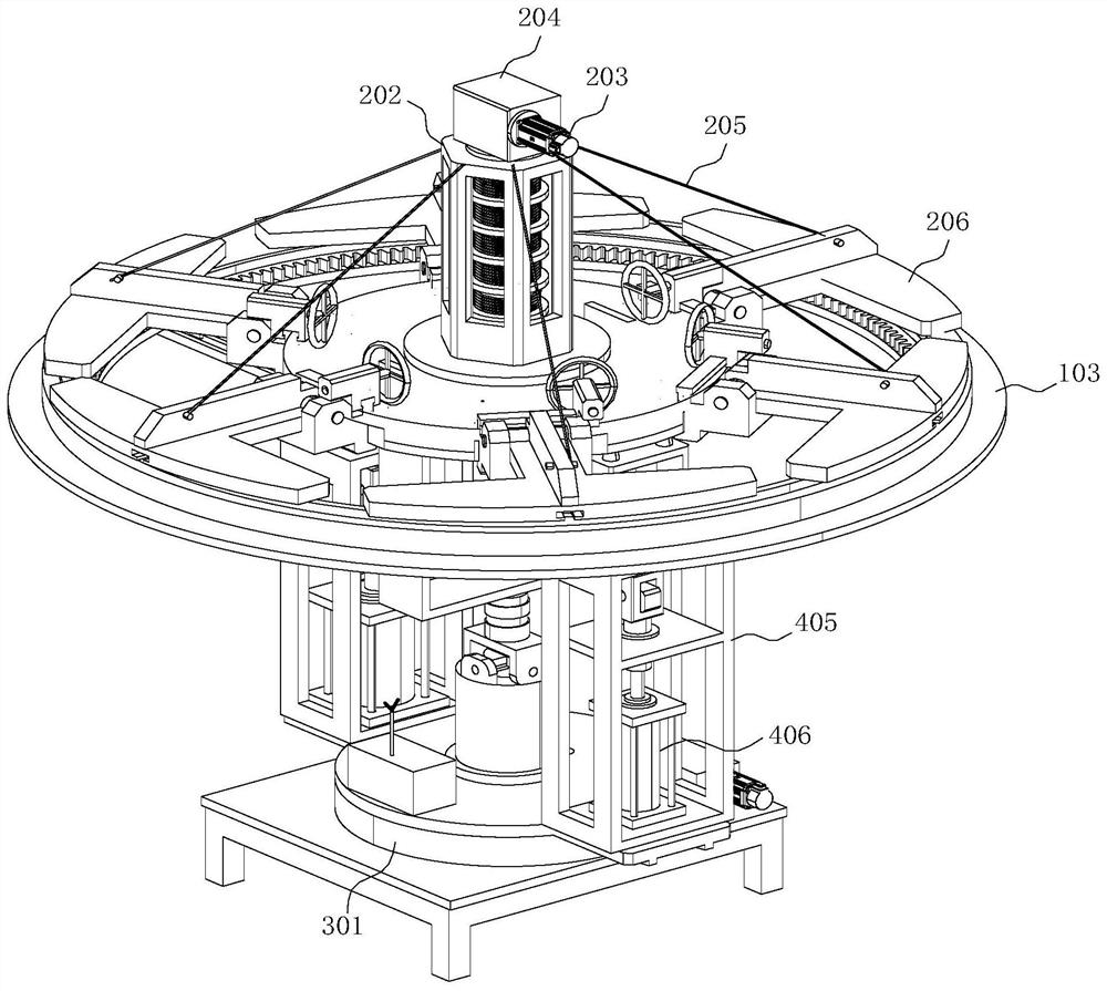 Testing machine used for detecting dynamic friction torque of turret seat ring