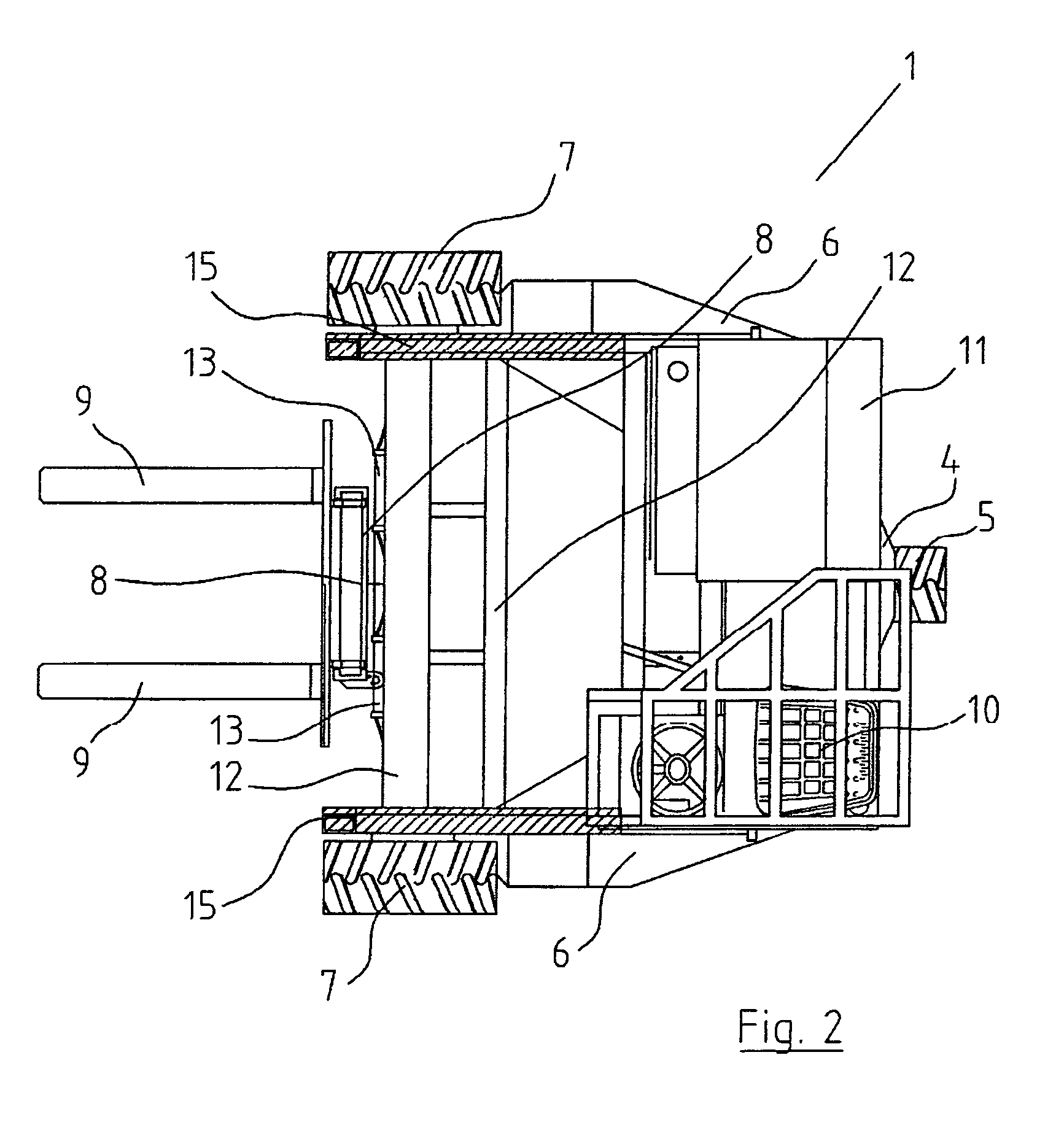 Forklift loading support