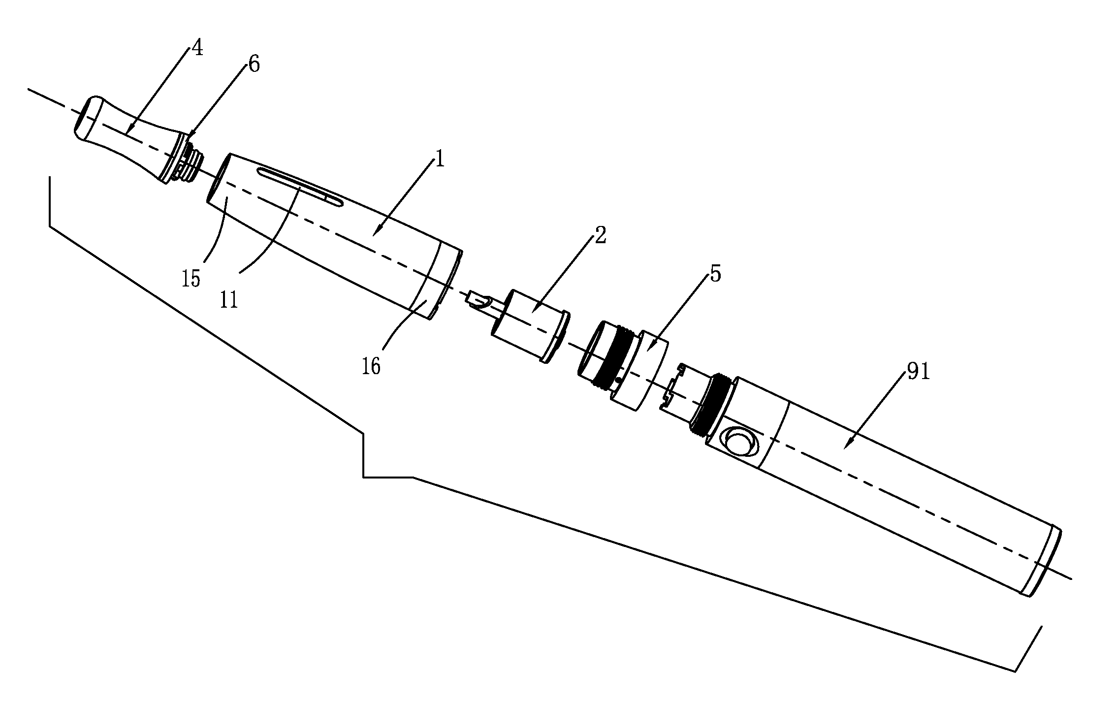 Electronic cigarette and inhaling shell thereof