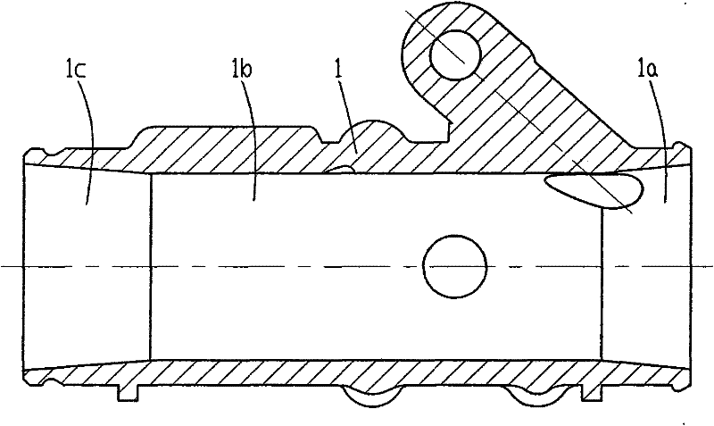 Throttle valve structure