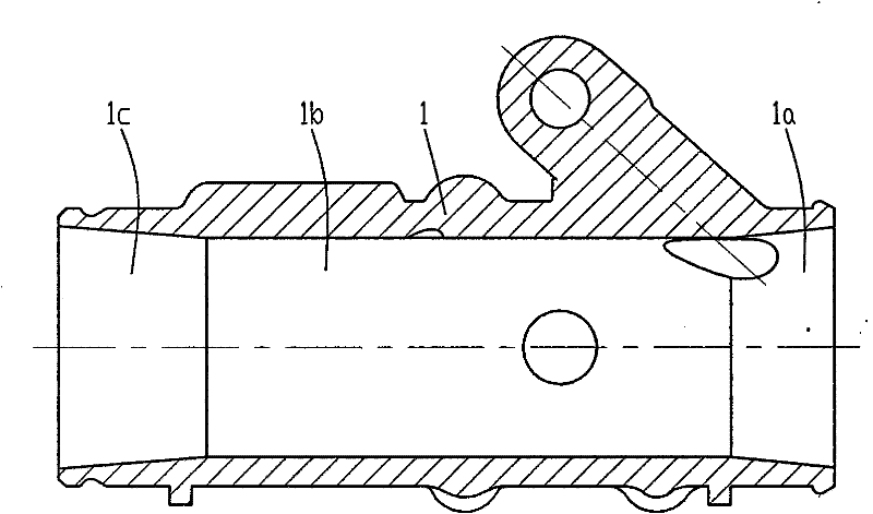 Throttle valve structure