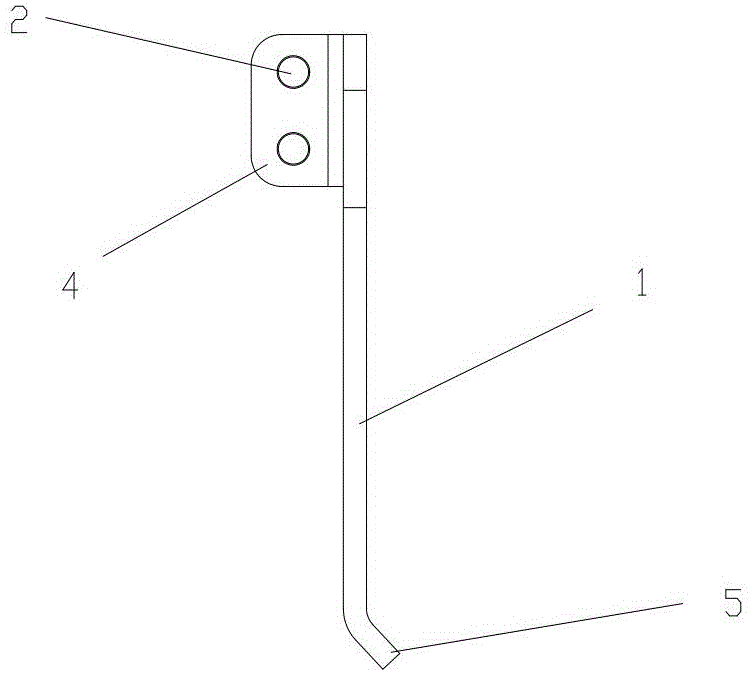 Integrally-formed towel rack with mounting screws