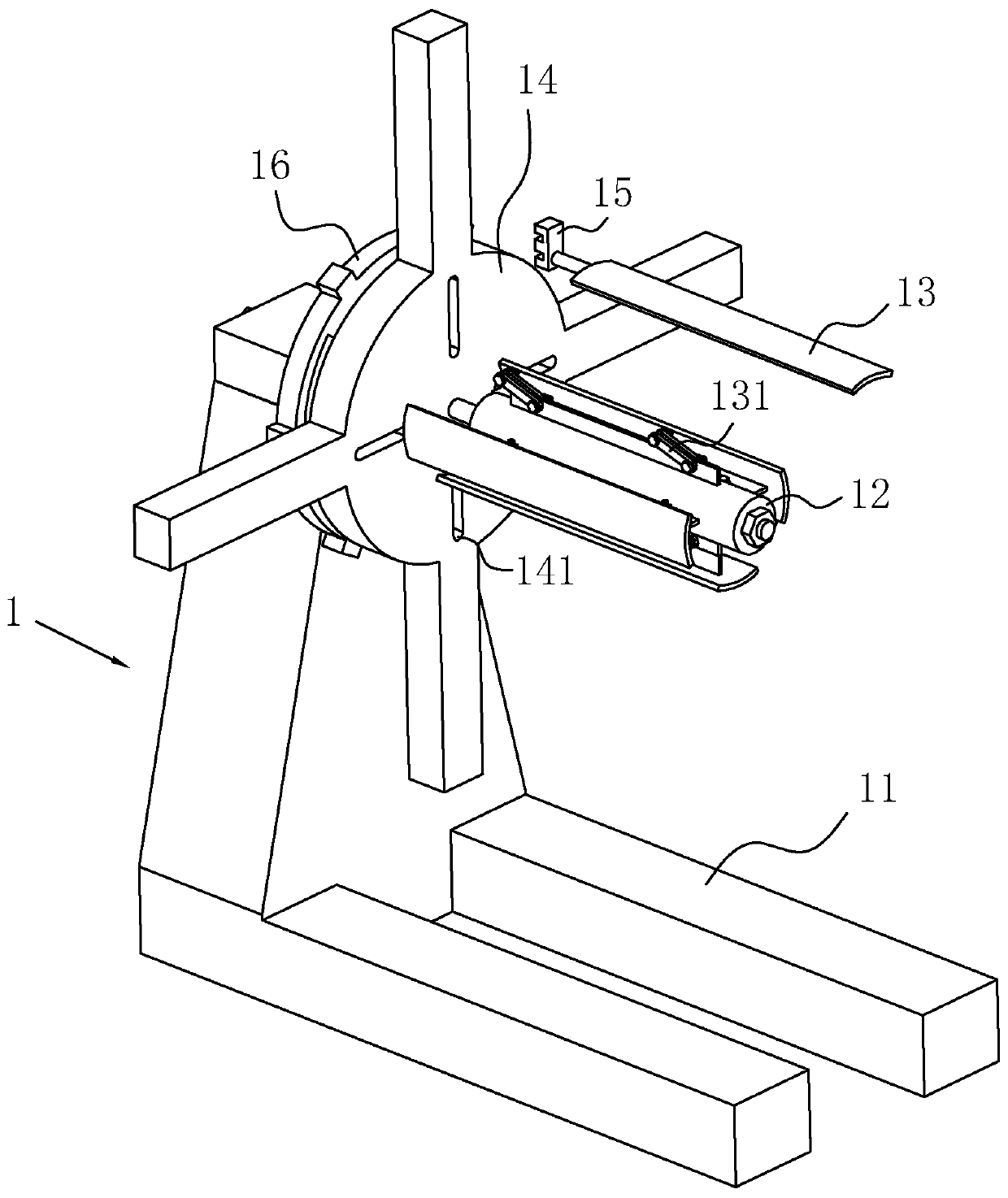 Automatic production line for steel springboard