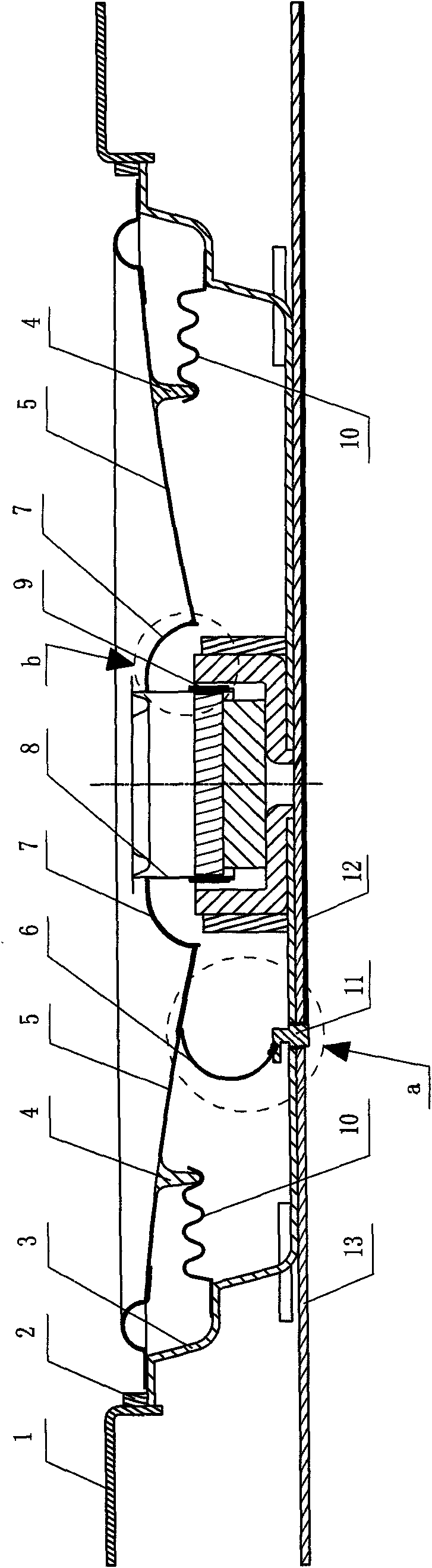 Ultrathin power-driven woofer