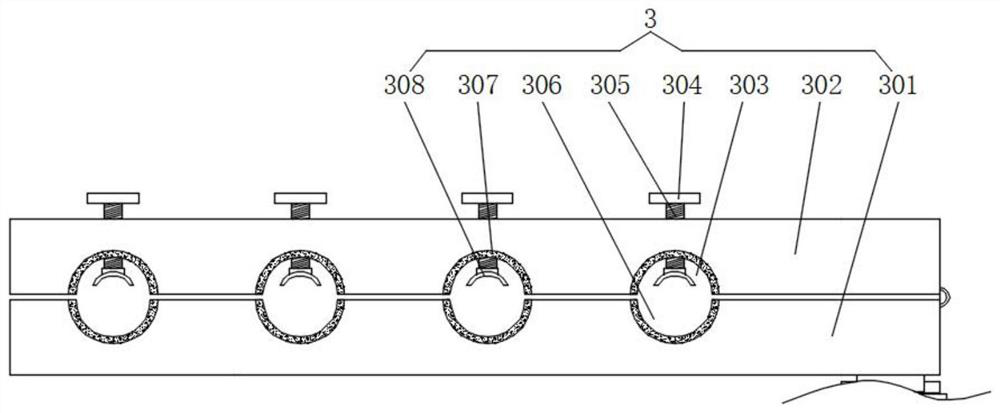 Multifunctional catheter fixing device for gastrointestinal surgery