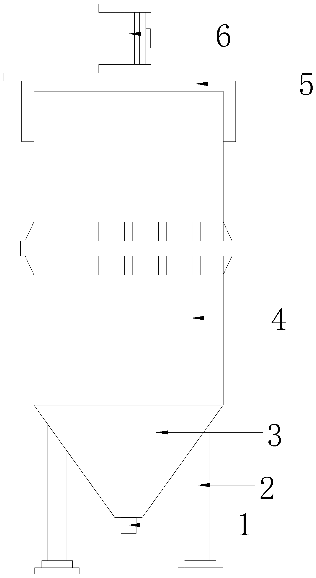 Double-cylinder magnetite fine powder grade improving machine based on centrifugal force