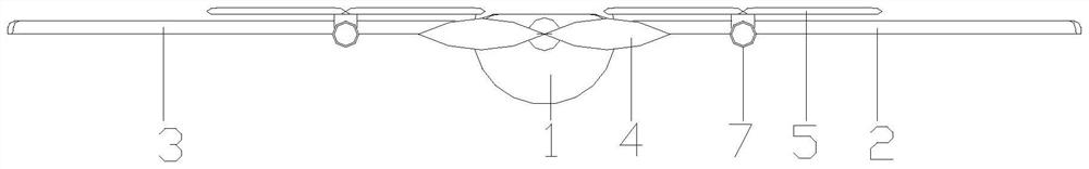 Composite wing unmanned aerial vehicle and pneumatic balance method