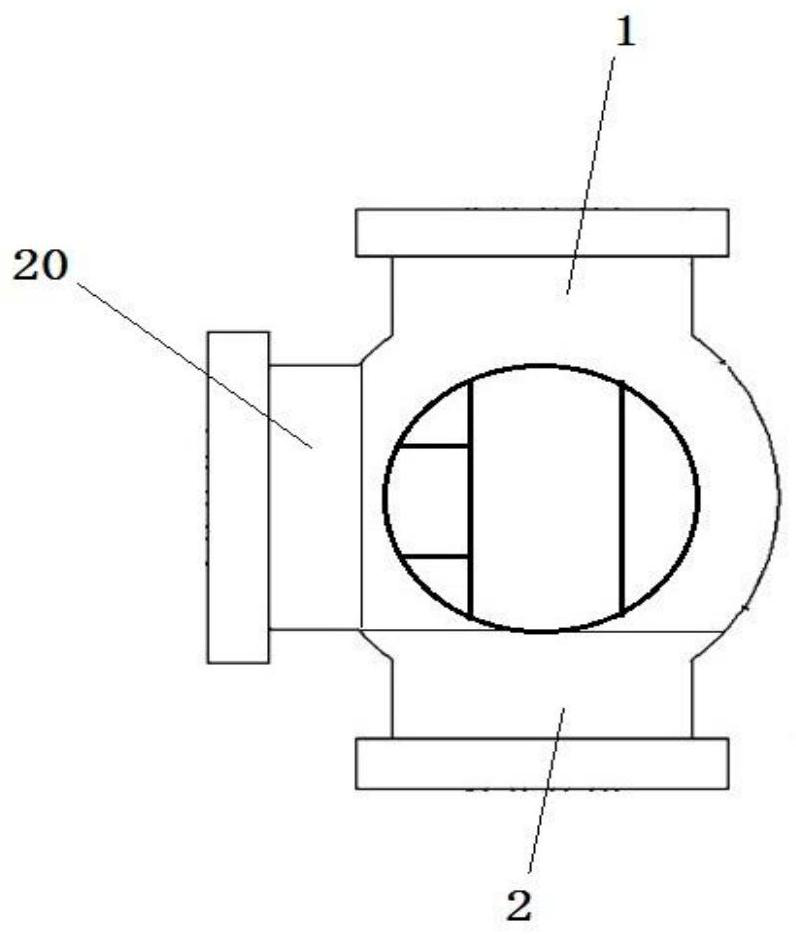 Vehicle-mounted management and control flow dividing equipment