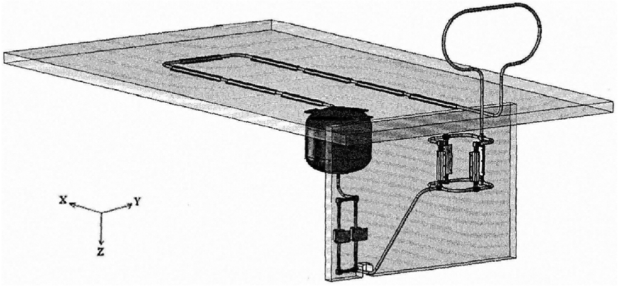 A ground simulation method of two-phase fluid circuit for patrol