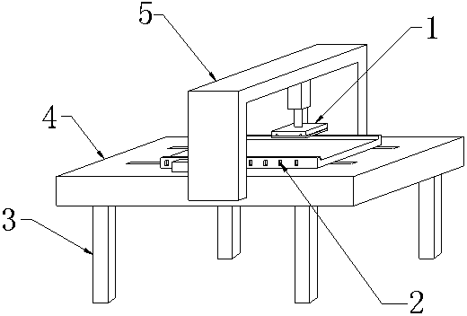 Embossing device for garment fabric