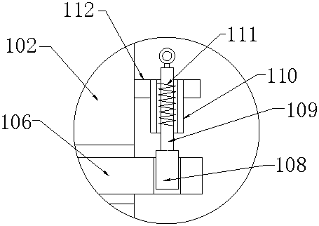 Embossing device for garment fabric