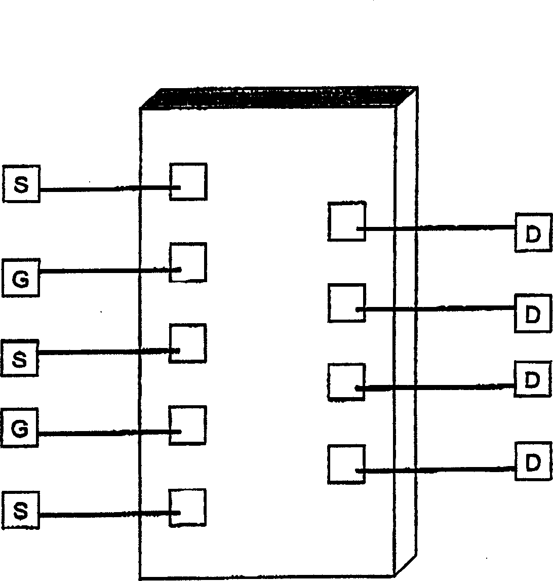 Method and device for interconnect radio frequency power sic filed effect transistors