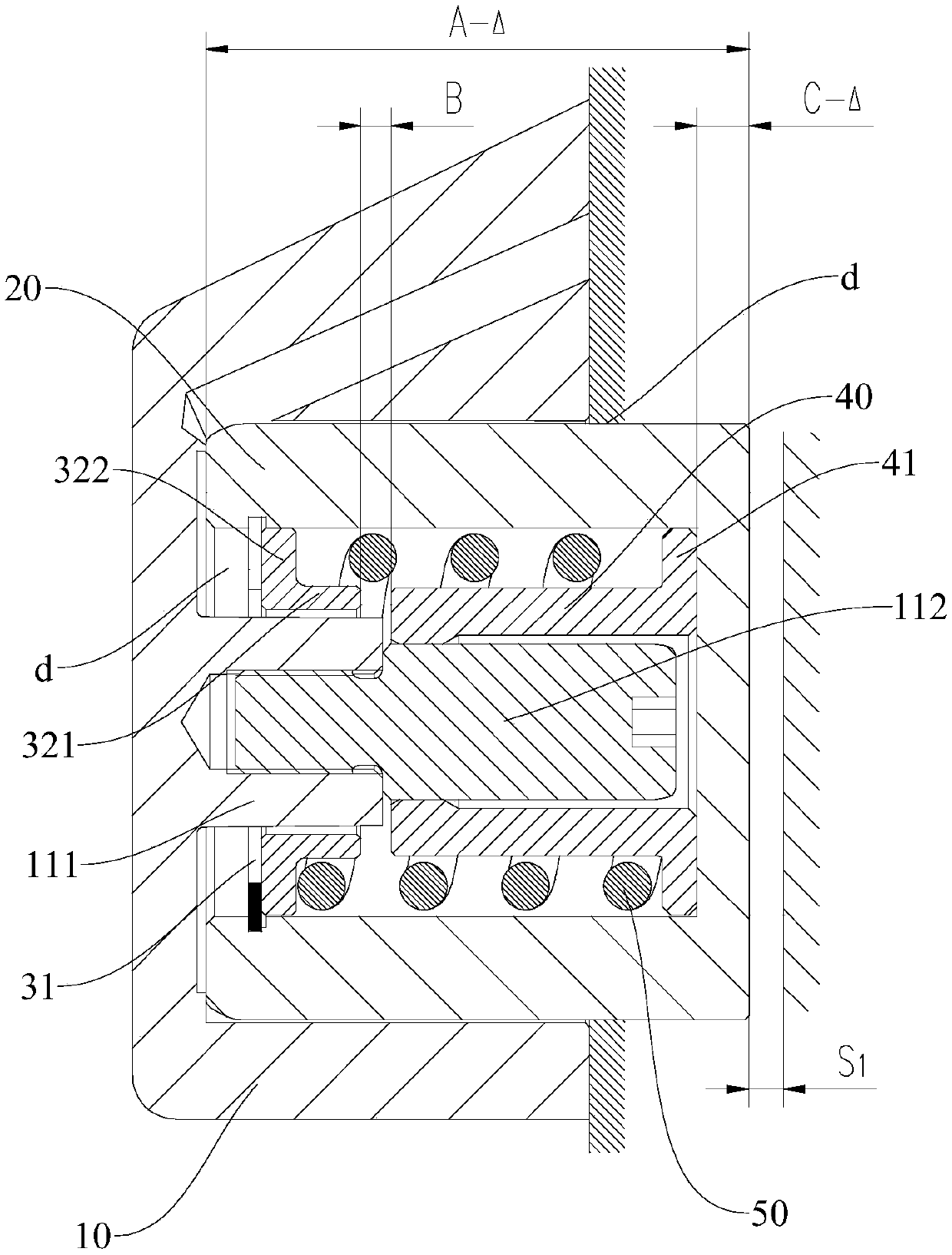 Clearance adjusting device for disc brake