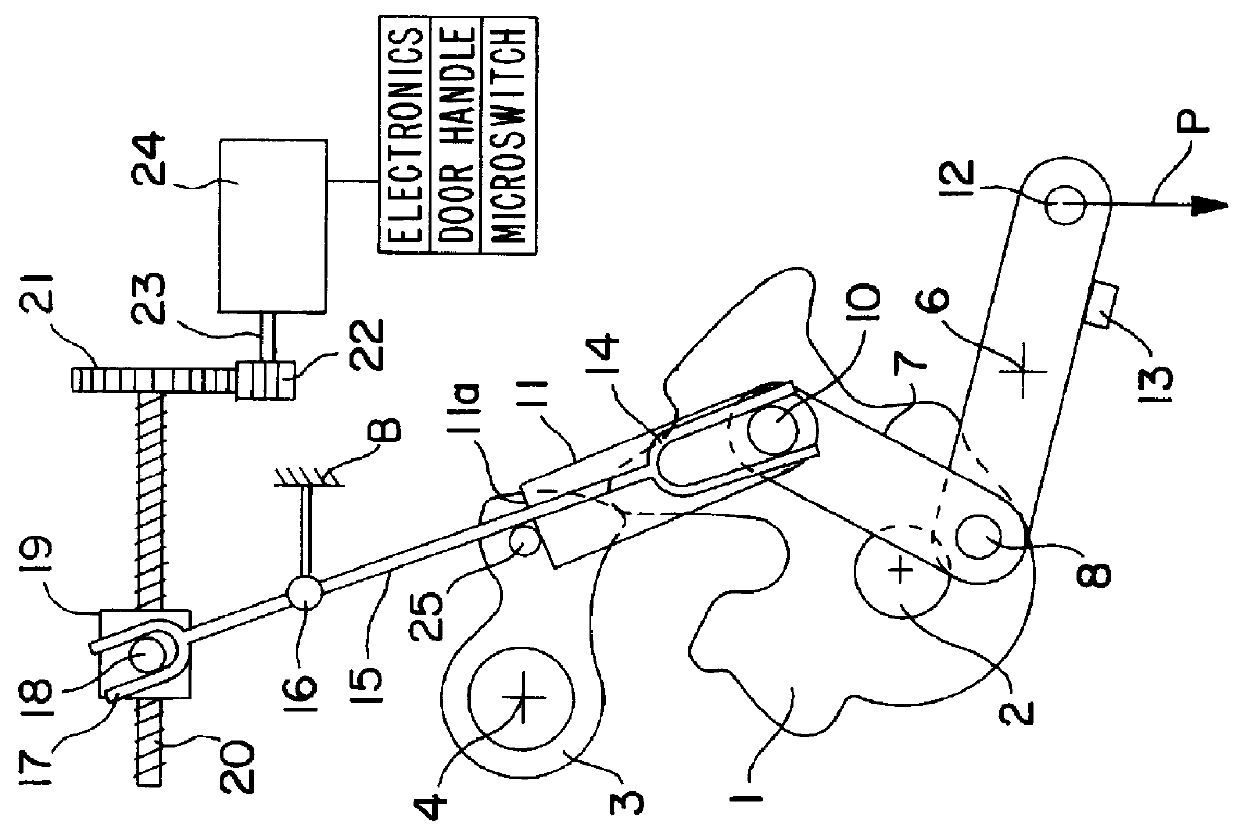 Electrically locked motor vehicle door lock