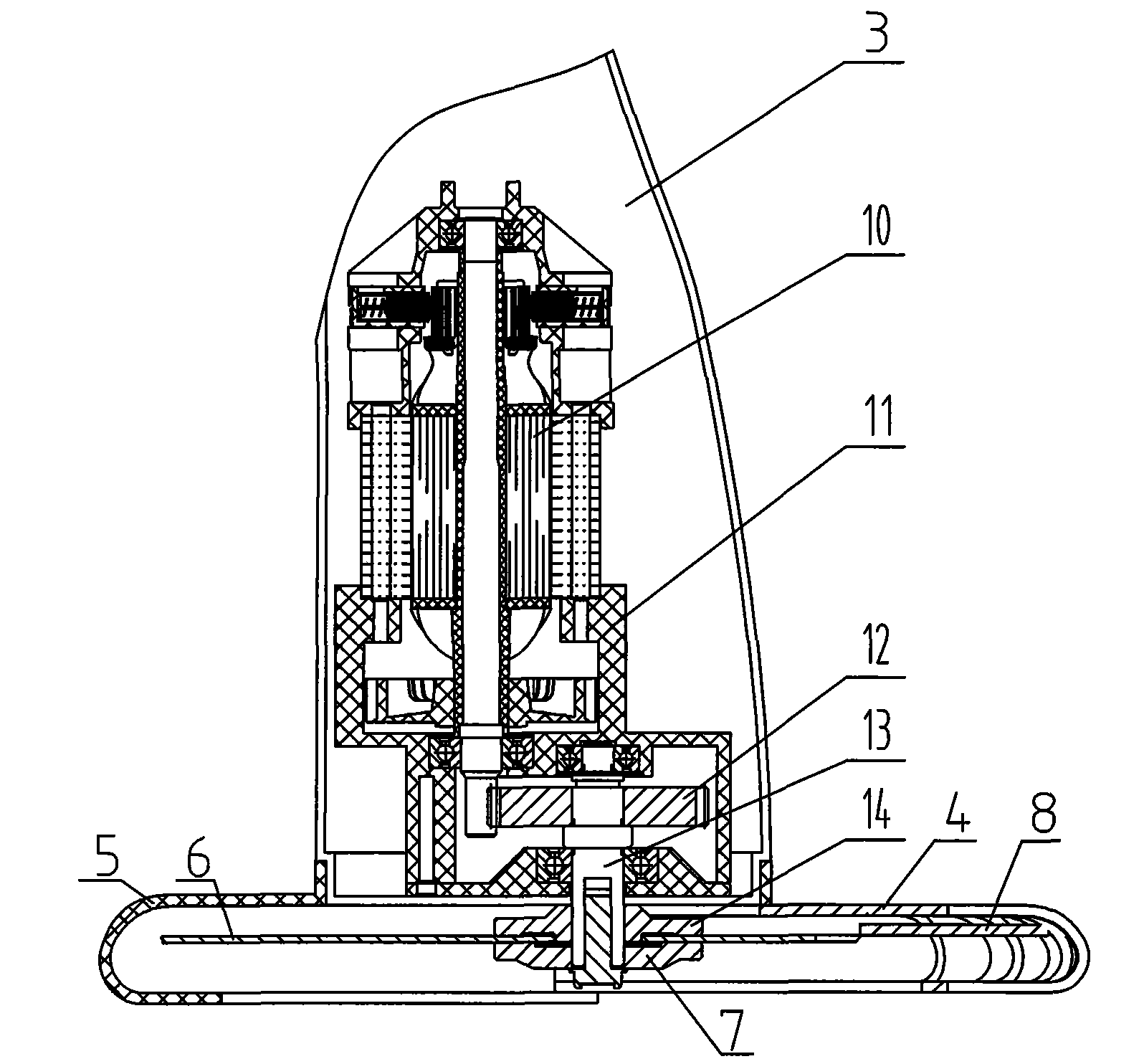 A lawn and shrub double-purpose disc shear