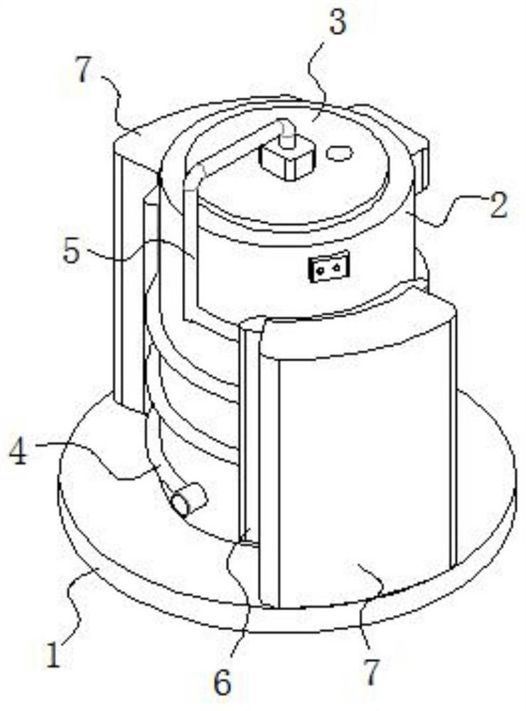 Backflow type sewage treatment reactor based on catalytic reaction mechanism