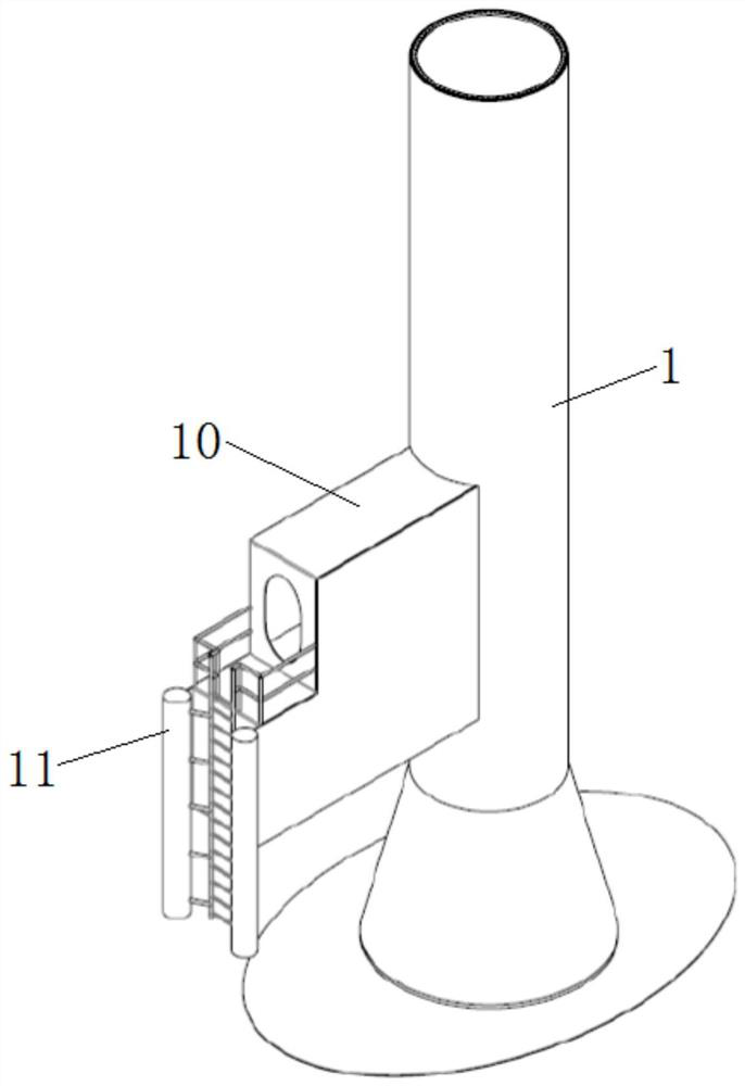 Buoy suitable for floating platform