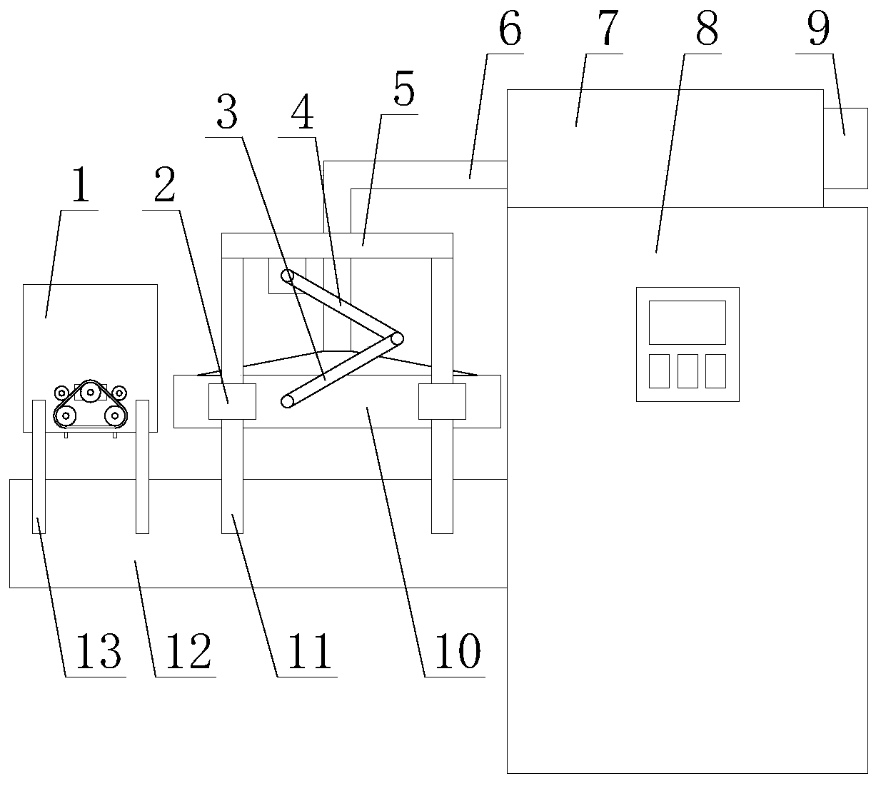 High-efficiency opener with dust removal function