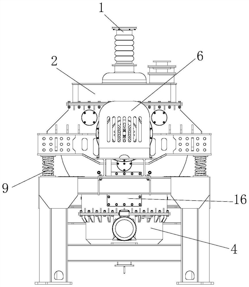 Vibration grinding granulator and using method