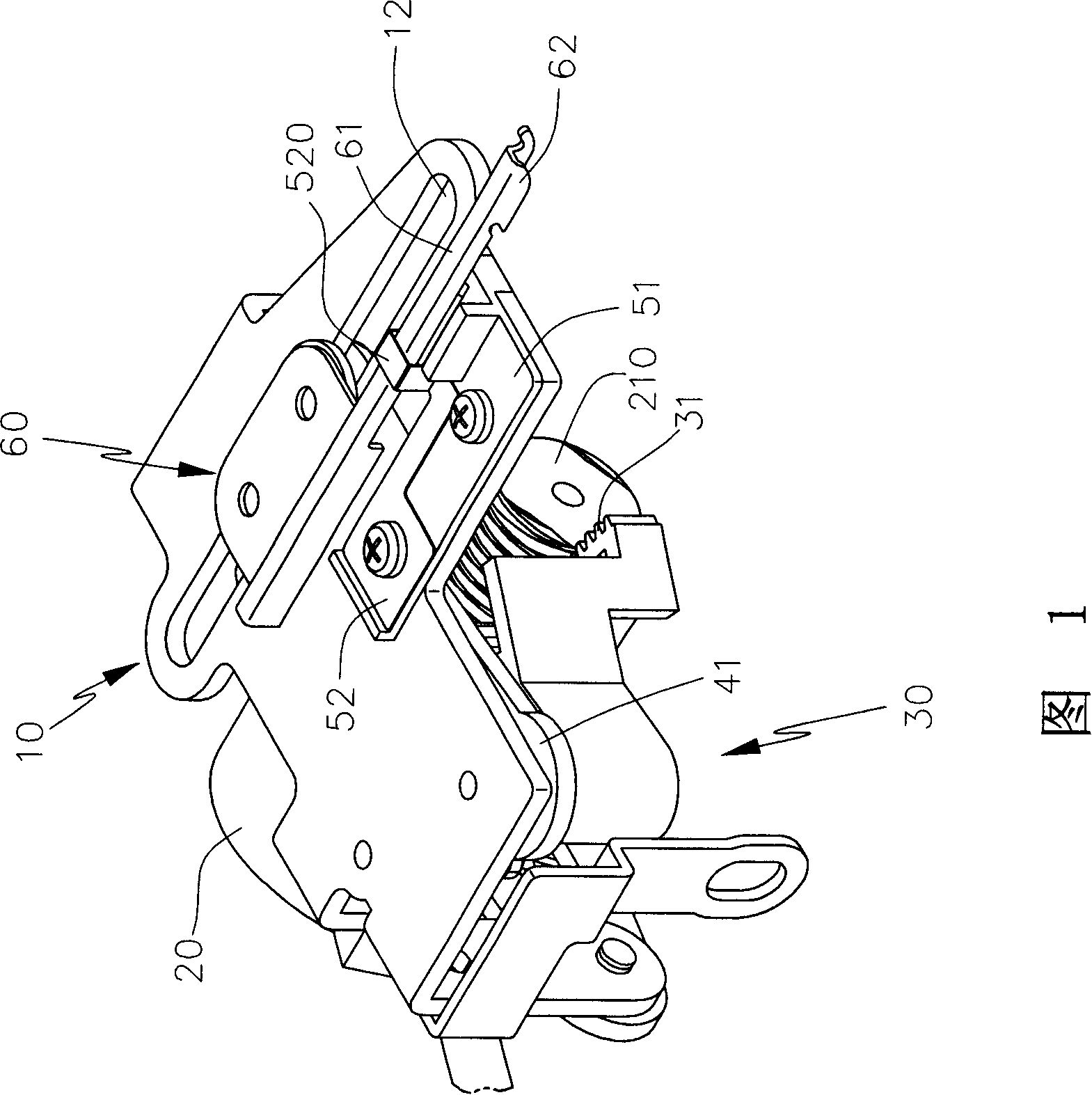 Automatic disconnection device of sewing machine