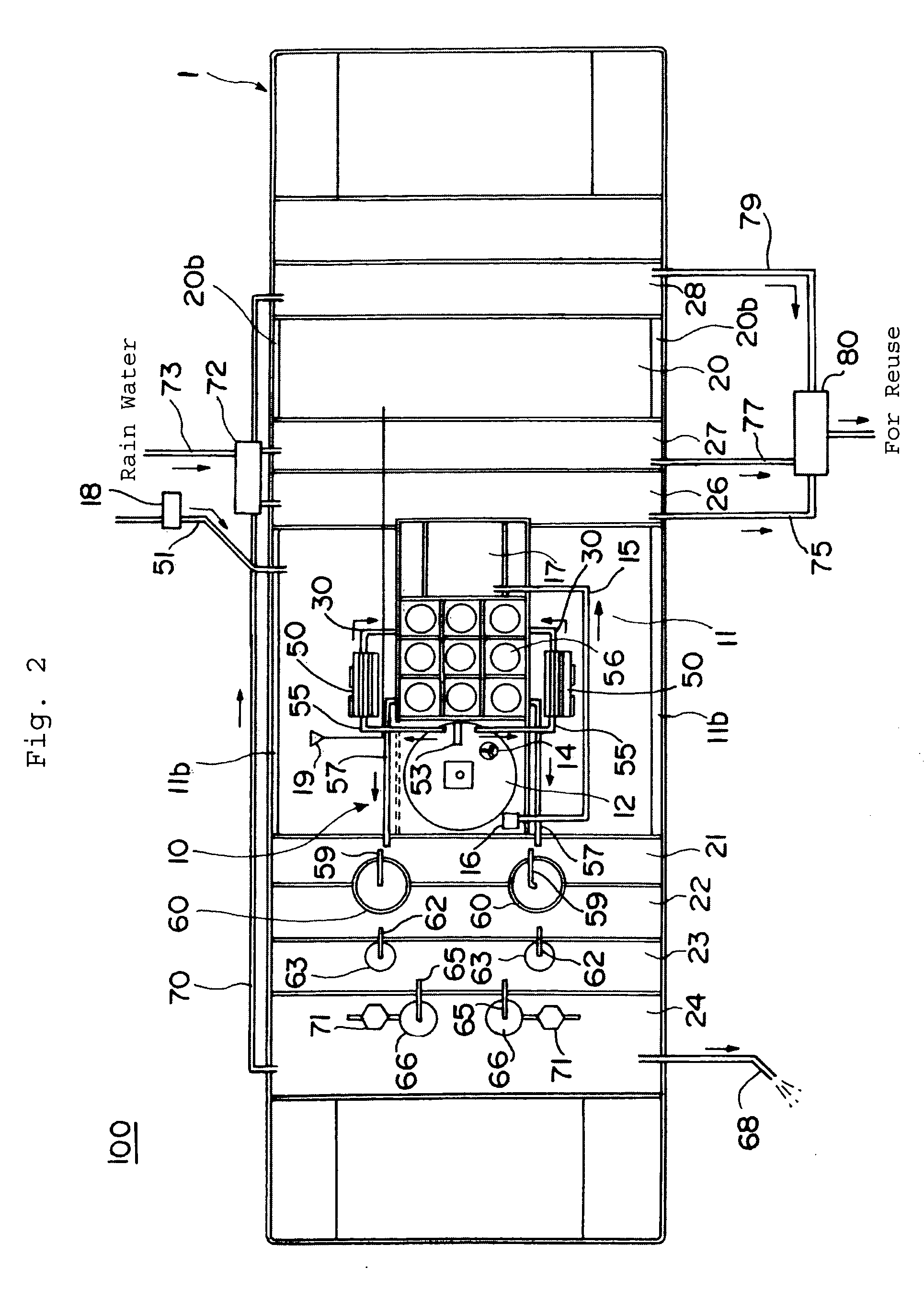 Wastewater treatment ship