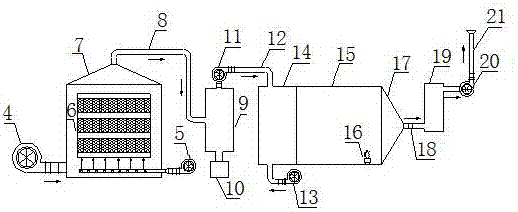 Regeneration device for activated carbon for adsorbing organic waste gas and method thereof