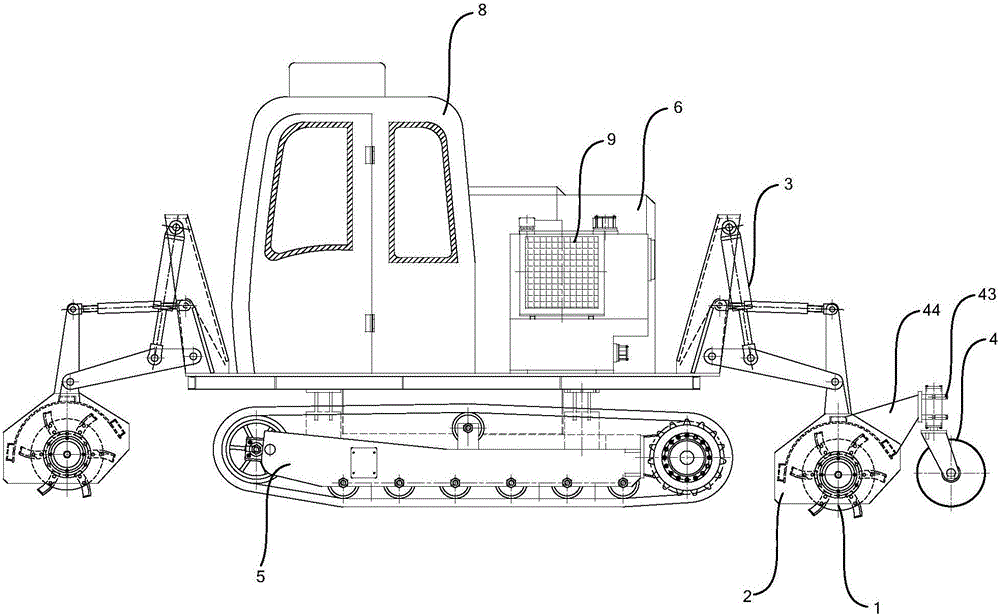 Pineapple leaf pulverizing device and pineapple leaf pulverizer