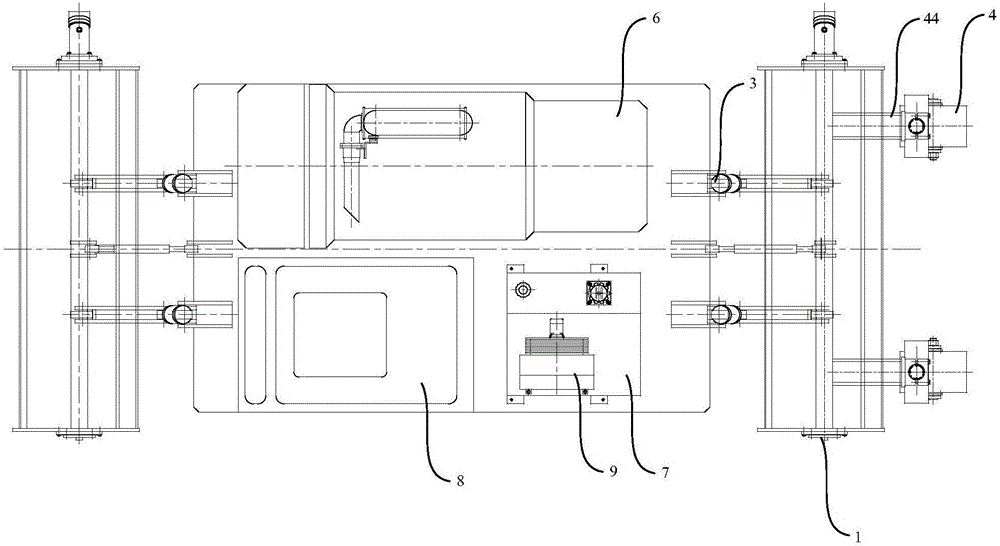 Pineapple leaf pulverizing device and pineapple leaf pulverizer