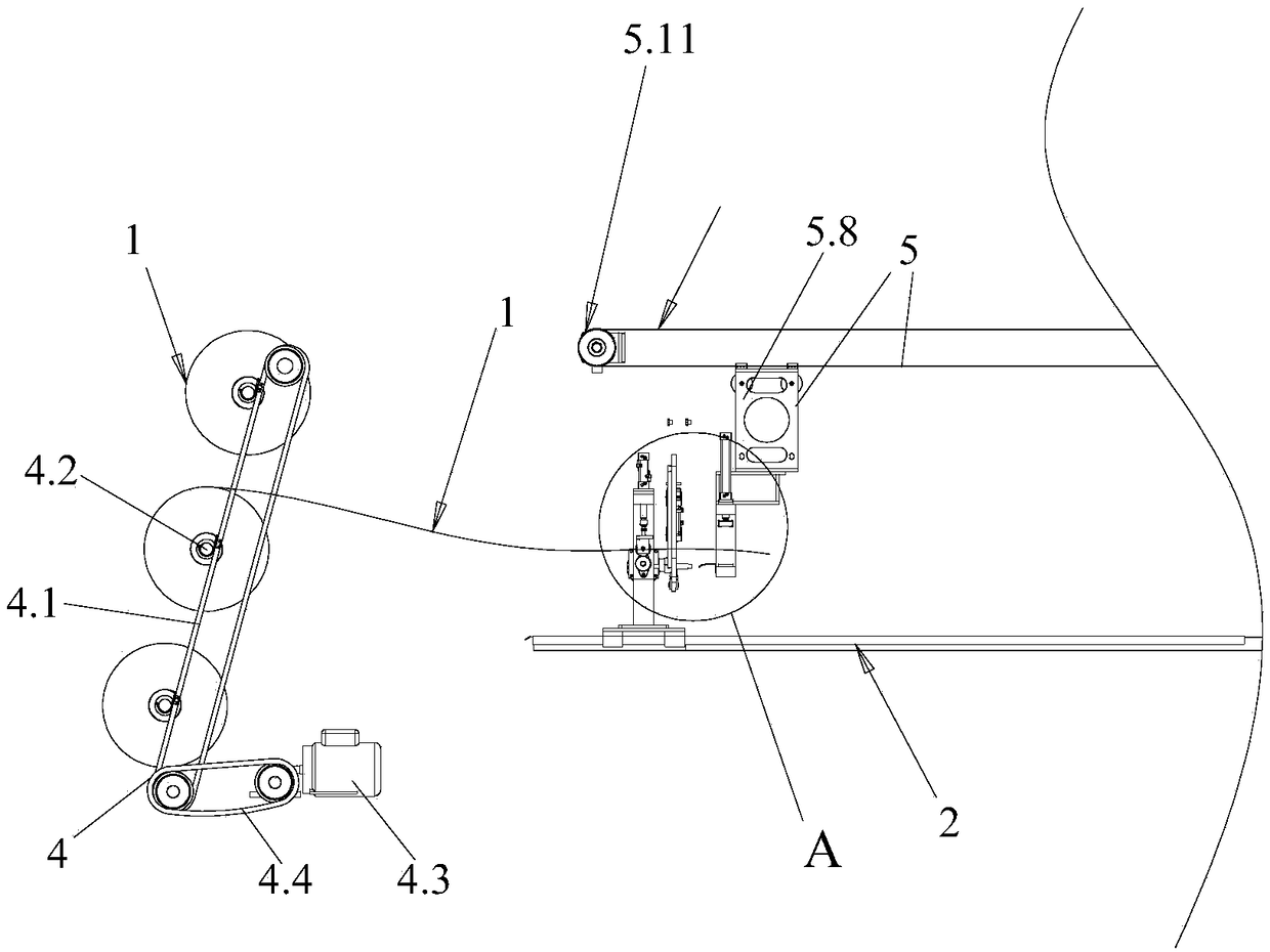 A profile automatic packaging equipment