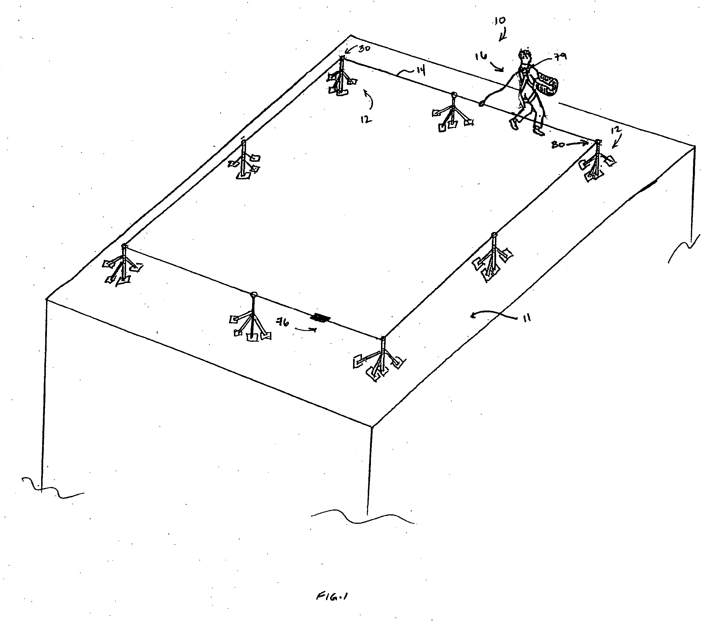 Roofing safety cable system and method