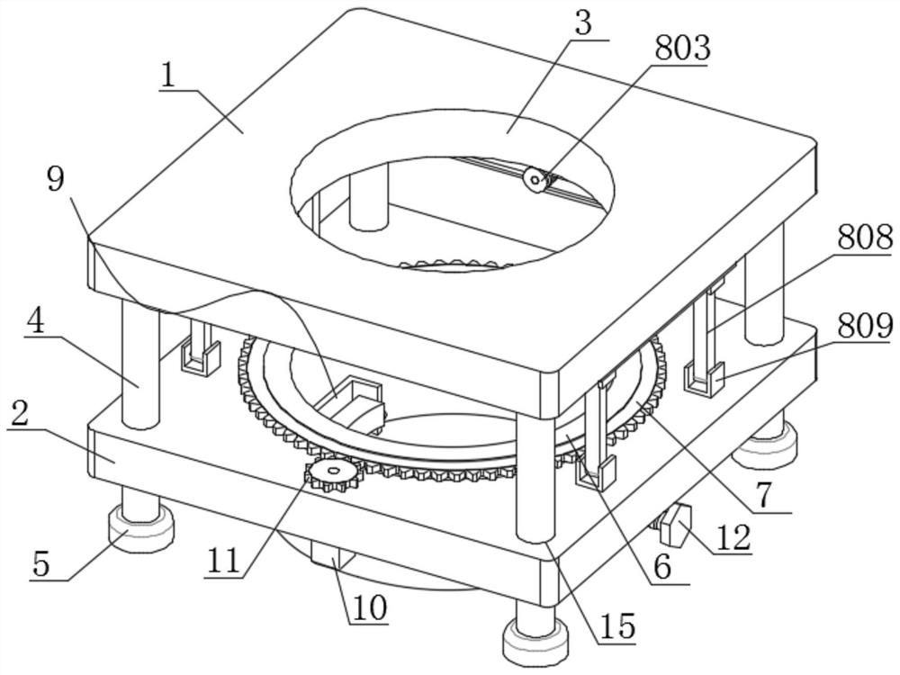 5G distributed network architecture communication tower erecting device