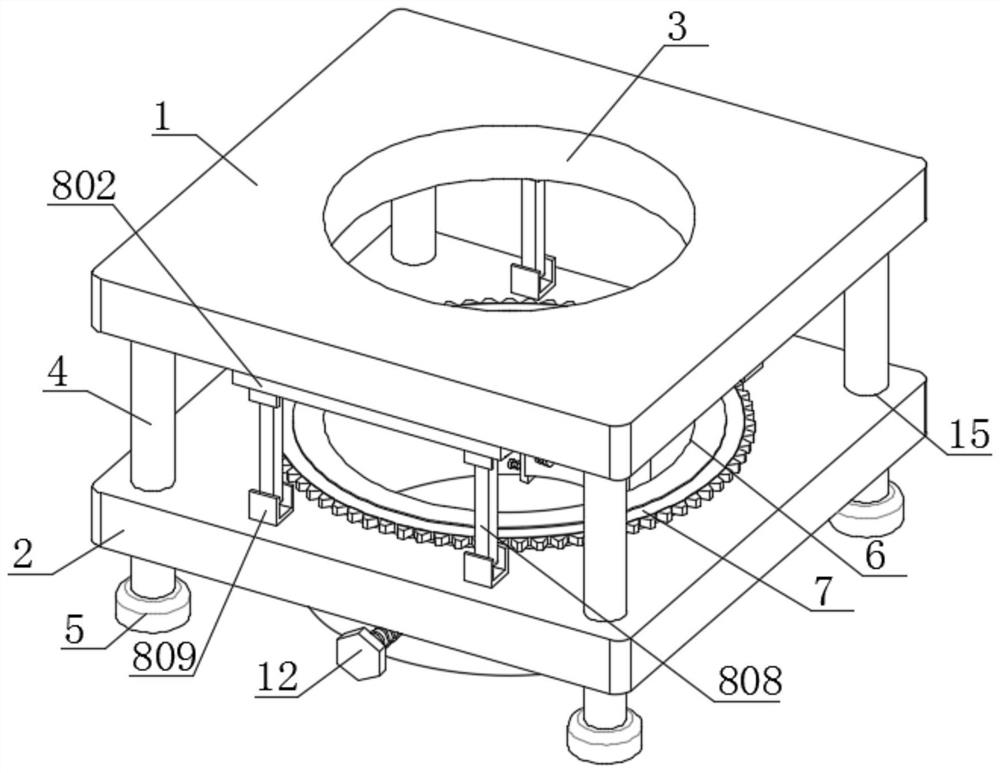 5G distributed network architecture communication tower erecting device