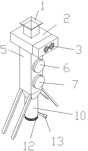 Grinding device for making cookies