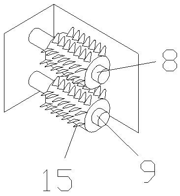 Grinding device for making cookies