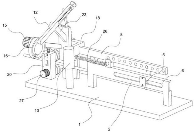 Cutting device and method for machining iron art guardrail accessories