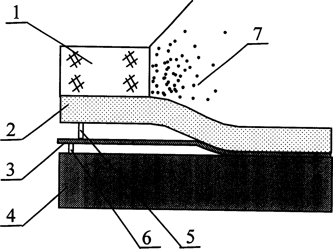 Explosion welding method for low melting point metal composite plate