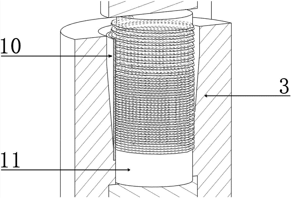 Tubular product electromagnetic bulging forming device and method