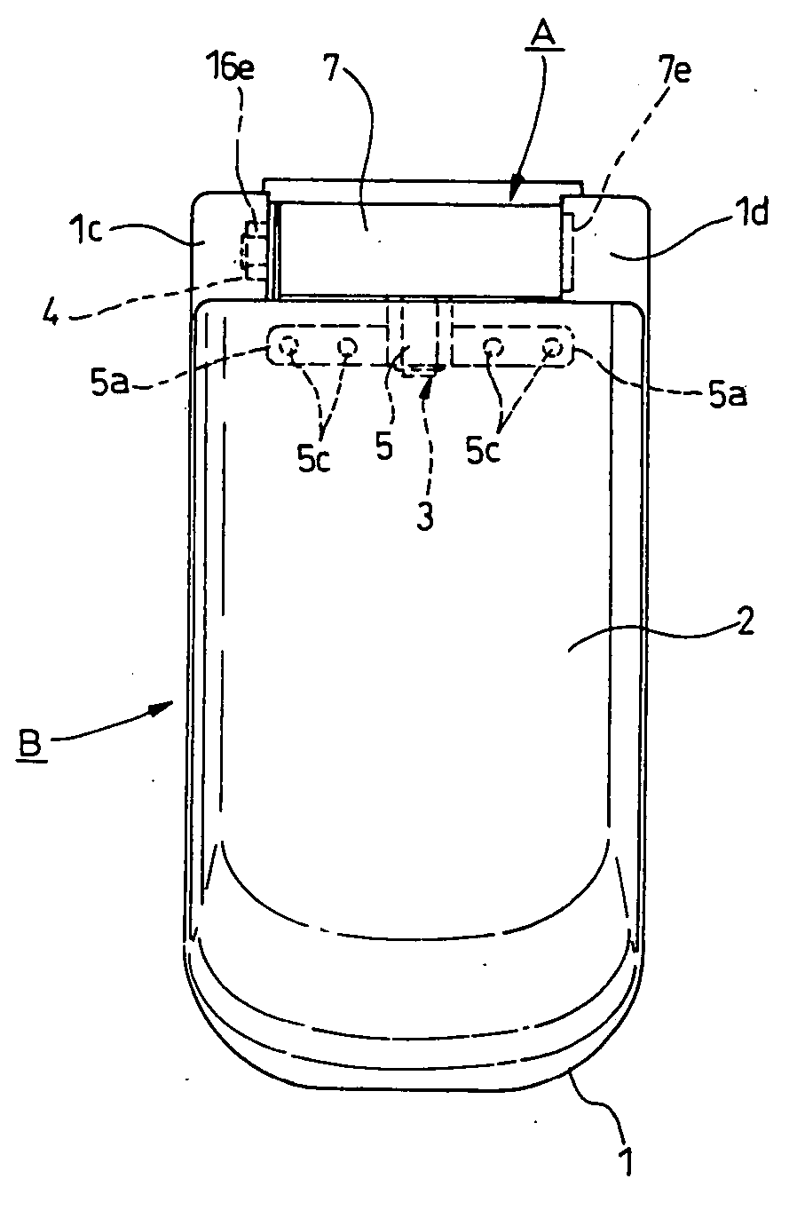 Hinge for portable terminal