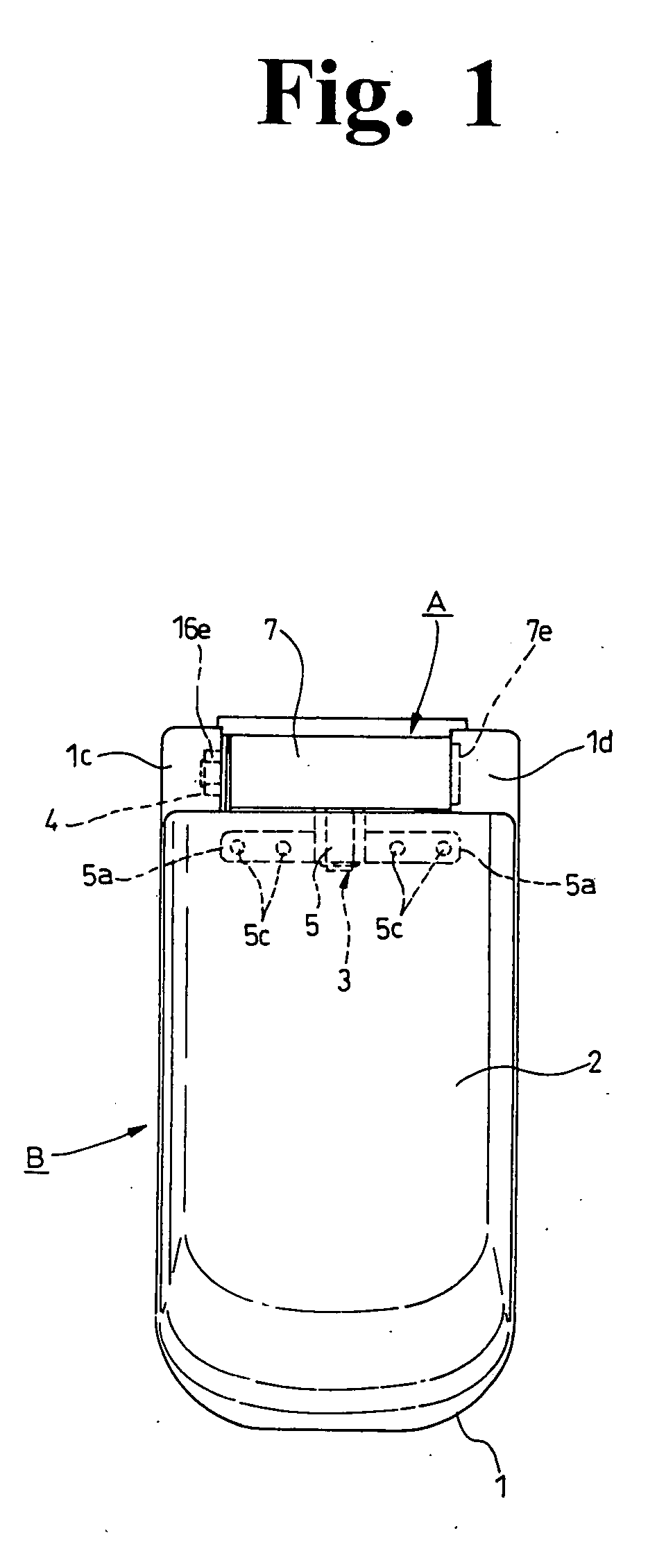 Hinge for portable terminal