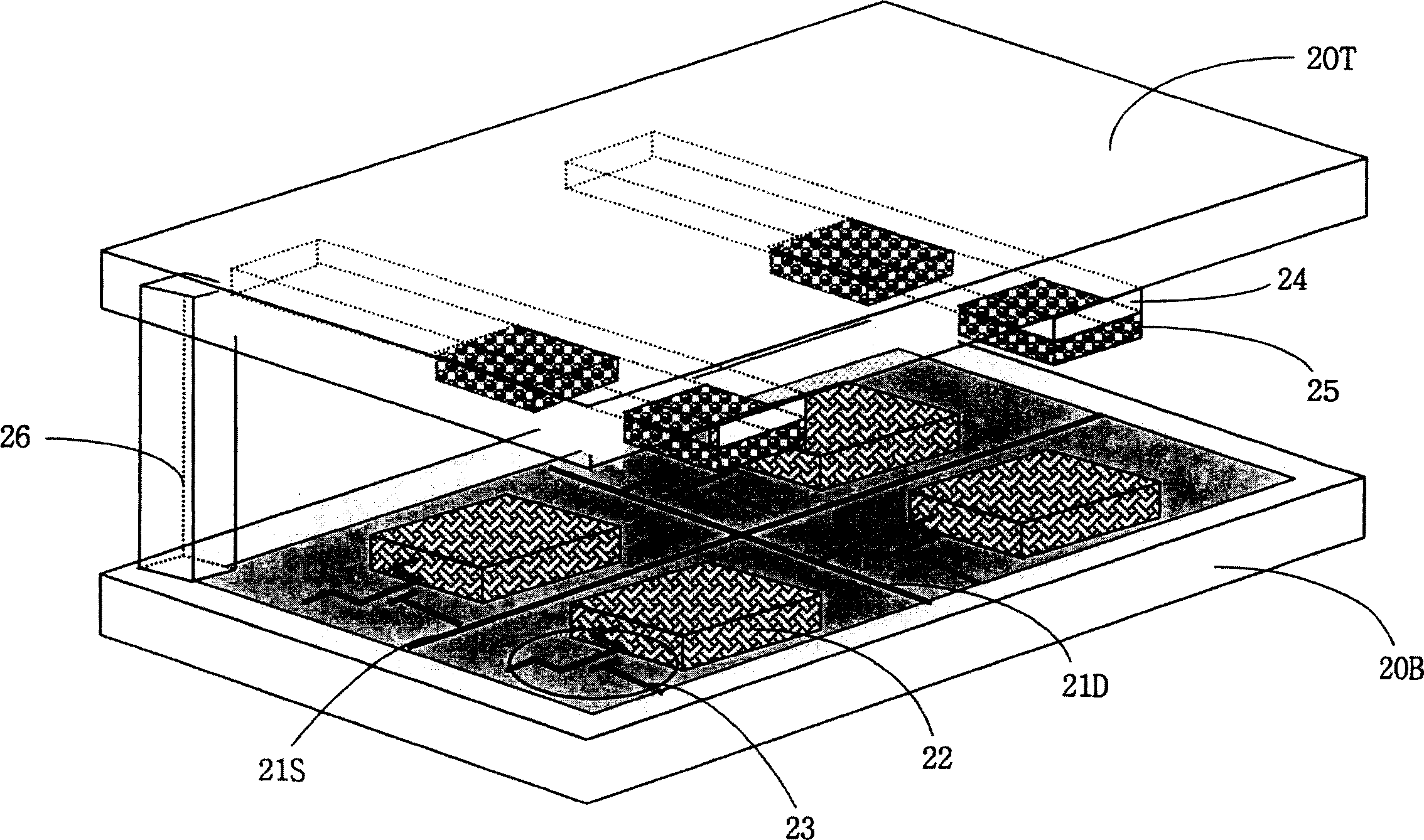 Field-emisson displaing device with grid board