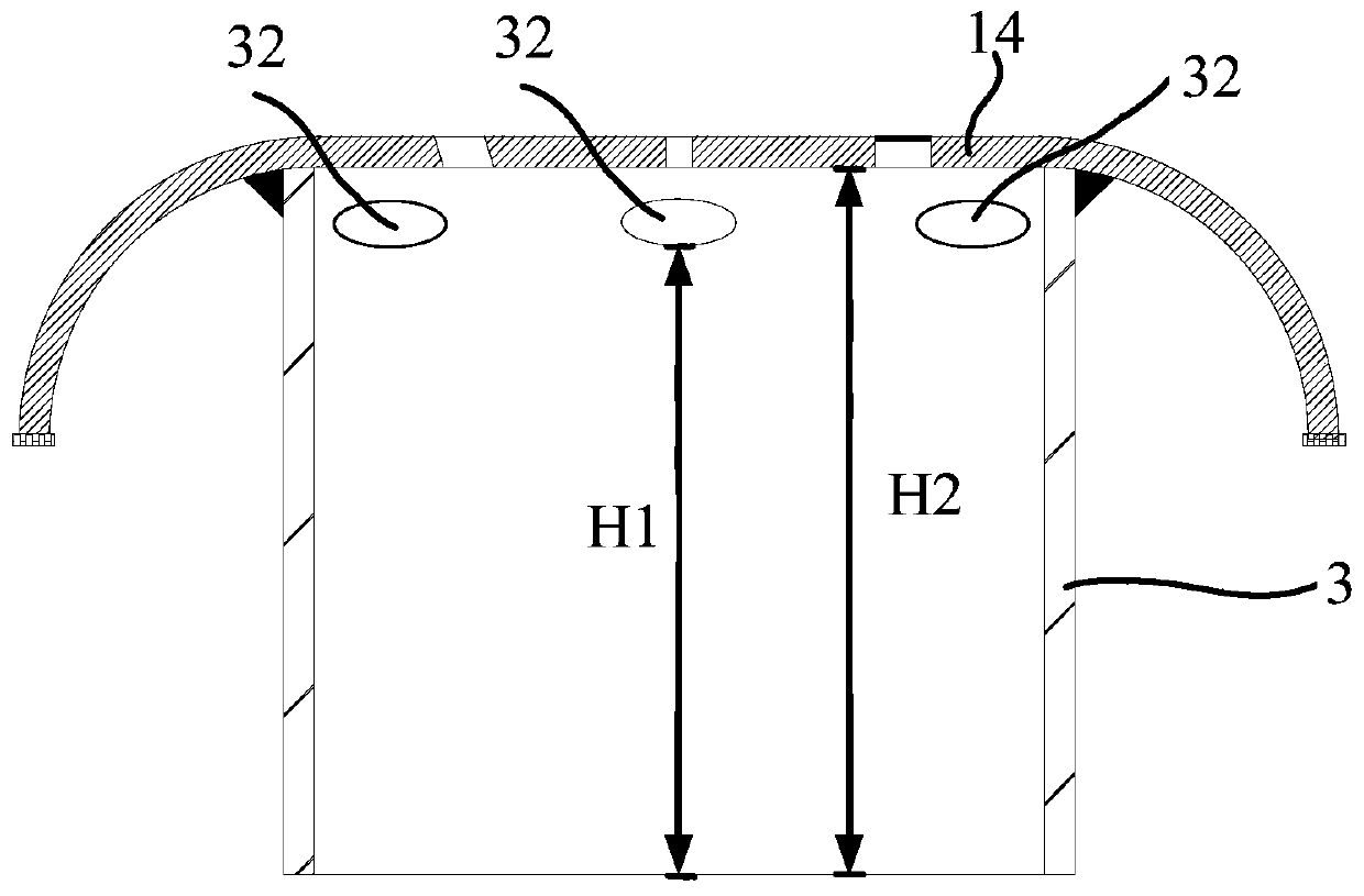 Tank type single-nozzle refining furnace and vacuum refining method