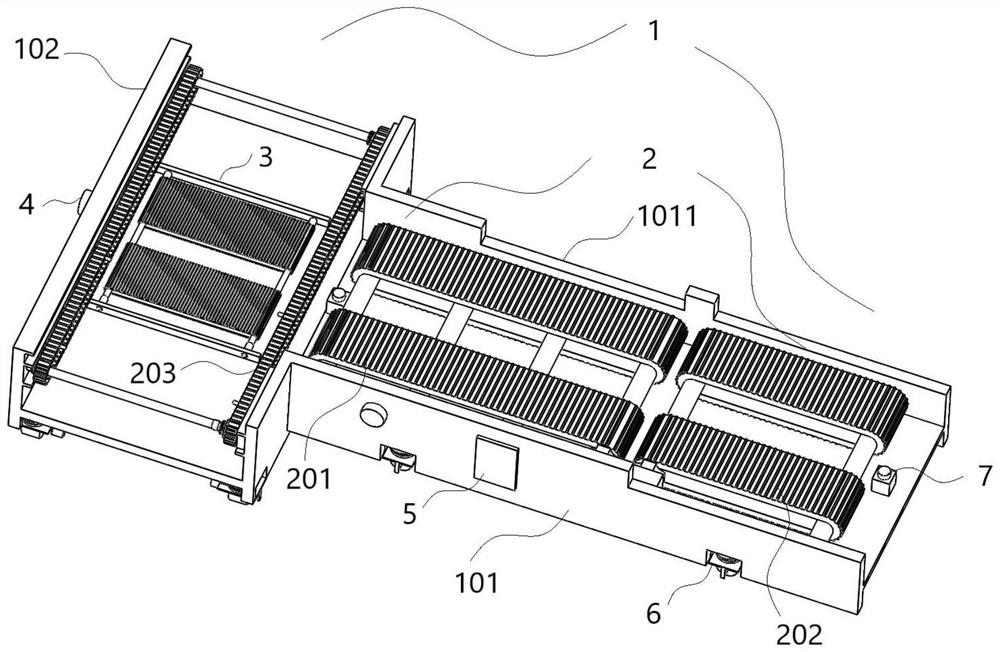 Intelligent van type vehicle loading and unloading robot