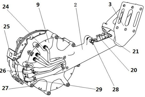 An unmanned vehicle hub motor high mobility driving control system