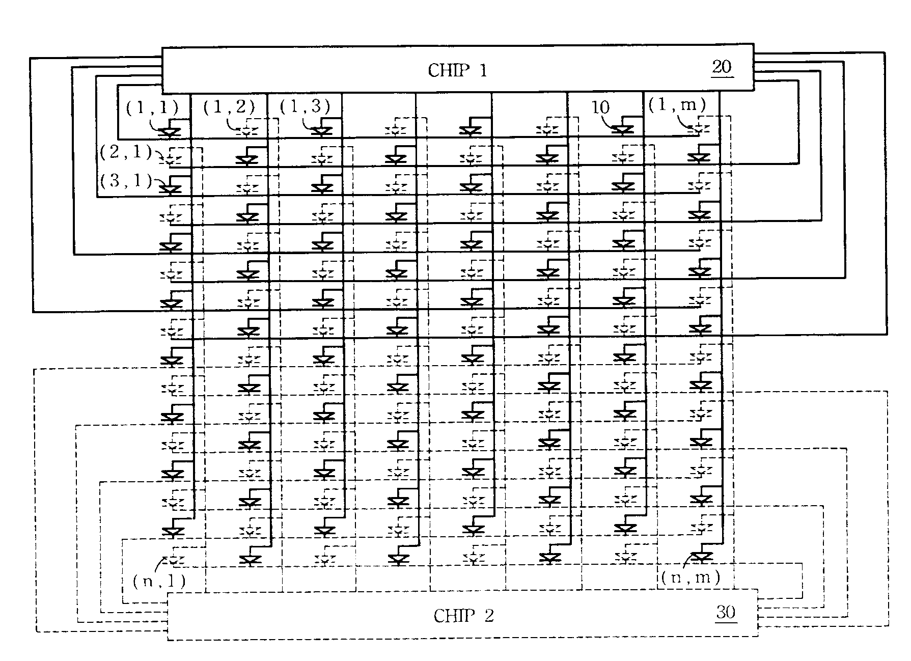 Dual-Scan Circuit for Driving an OLED Display Device