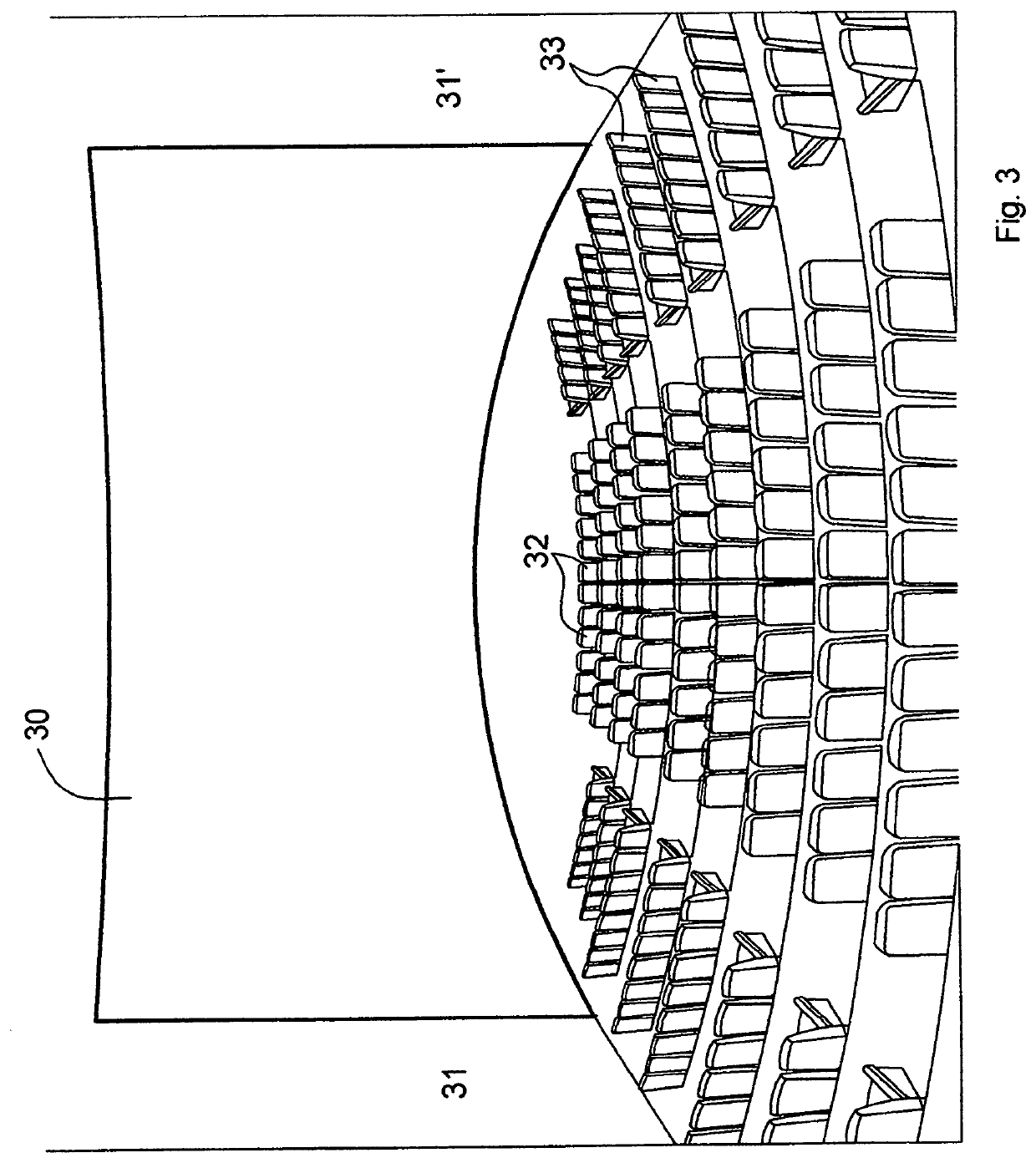 Calibration Step for use in Connection with Method and System for Creating Wide-Screen Picture-Dominance Effect in a Conventional Motion-Picture Theater